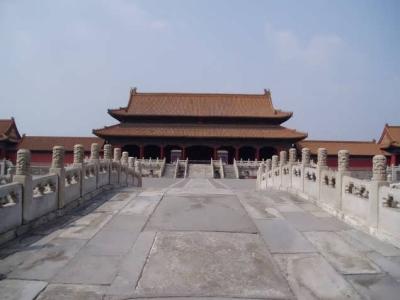 Golden River bridge and the Gate of Supreme Harmony.