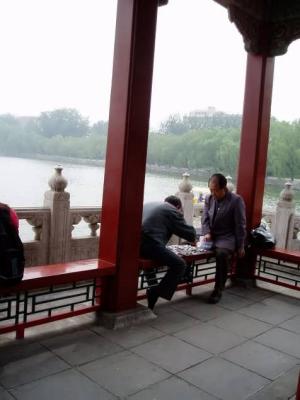 Uncles playing WeiQi.