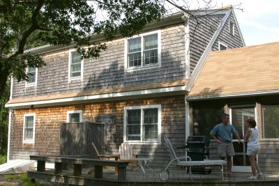 John and Charlotte at John's house on Martha's Vineyard. Not too shabby for a Democrat. Wait. Everyone on MV is a Democrat.