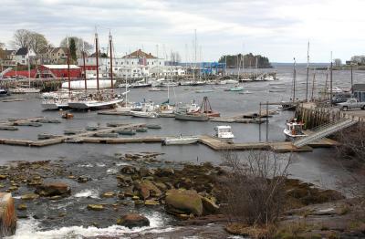 Camden Harbor, Maine.