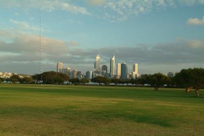 Perth Skyline early in the morning