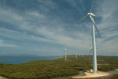 Wind farm near Albany