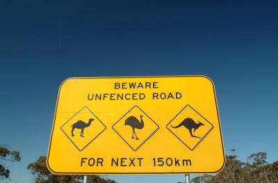 Eyre Highway Sign