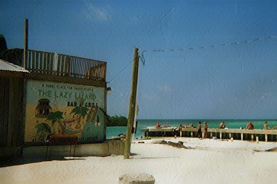 Lazy Lizard on Caye Calker