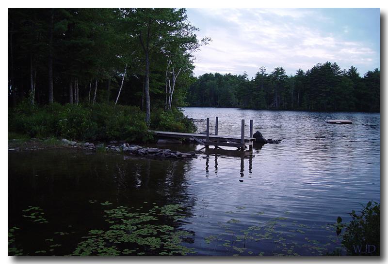 Damariscotta Lake, Maine, USA