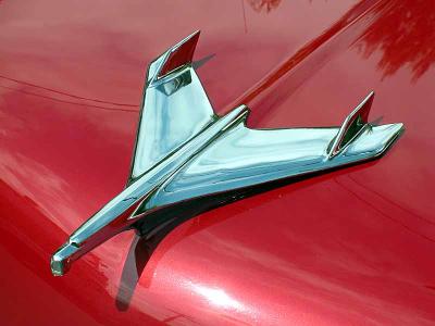 1956 Chevy hood ornament