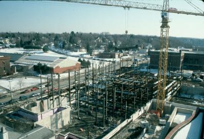 Biotech building under construction