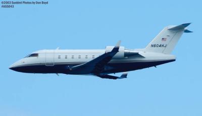 Hop-a-Jet Bombardier CL-600-2B16 N604HJ corporate aviation stock photo #4255