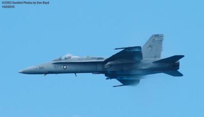 USN F/A-18 Hornet military aviation air show stock photo #4261