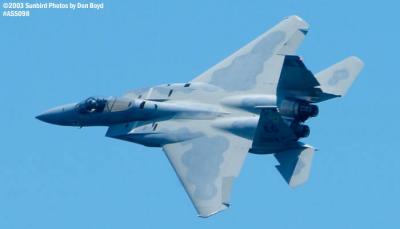 USAF F-15C-27-MC Eagle AF80-024 military aviation air show stock photo #4449