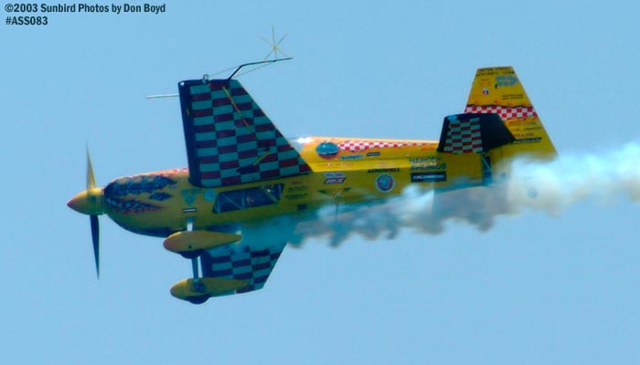Kirby Chambliss Zivko Edge aerobatic aviation stock photo #4412