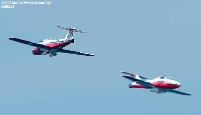 Canadian Forces Snowbirds Canadair CT-114 Tutors military aviation stock photo #4485