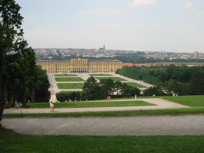 Palace view in Vienna