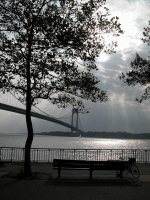 quiet moment by the verrazano