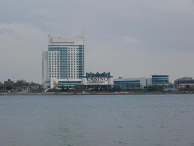 Casino across the river in Canada
