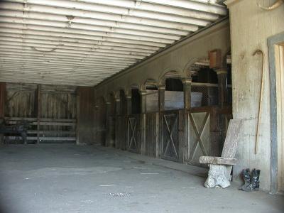 At the stables