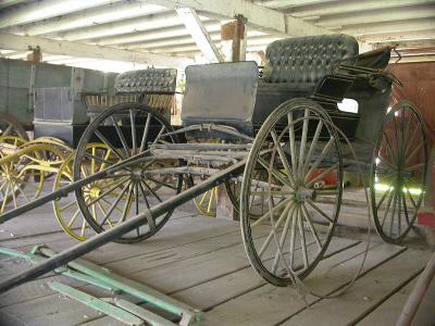 Old Carriages in the barn