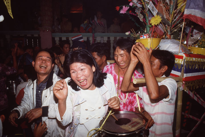 Celebration at Bawsang Wat.
