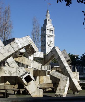 Fountain plus tower