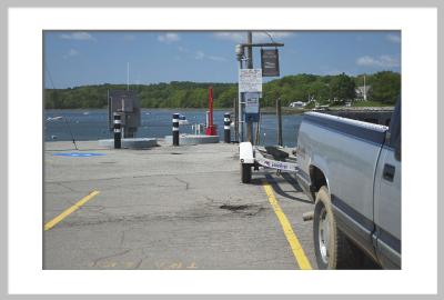 Free parking and a boat launch make for attractive public facilities.