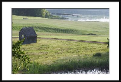 Farm fields and... (Maine)