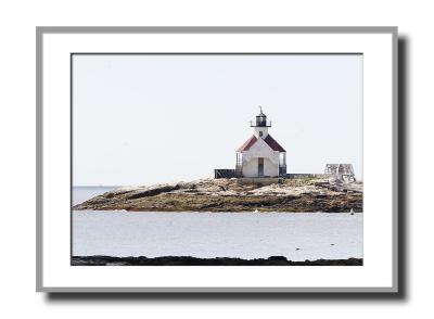 Cuckolds Light on a sunny morning (Maine Lighthouse)