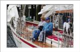 East Wind prepares to cruise.... (windjammer, schooner, vacation, leisure)