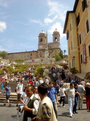 Up the Spanish Steps