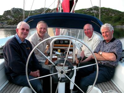 Isle of Rona, Alastair, Steve,Tom & John