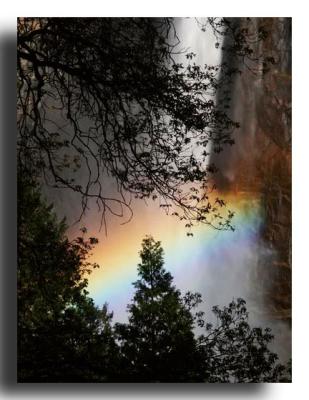 Rainbow at Bridalveil Fall