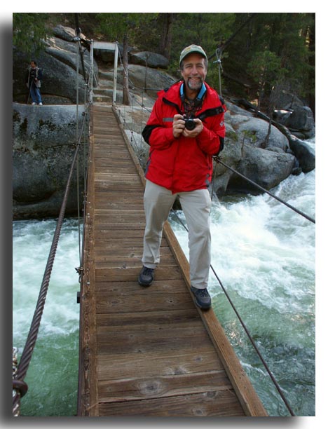 Suspension Bridge and Photographers Wawona