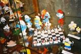 A small smurf collection in the Comic Strip Museum.  We walked miles to get there and was a little disappointed as it was all...