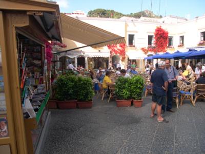 Piazza Umberto I in Capri.