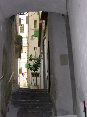 Steps to a passageway