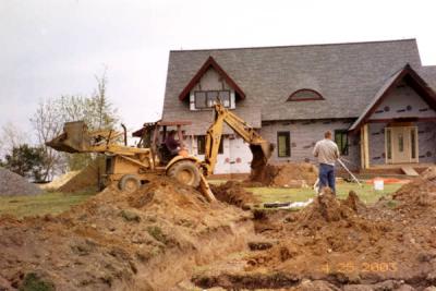 Septic mess, the beauty of rural living