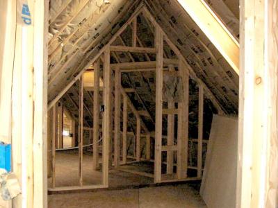 From the office loft, looking into the attic space