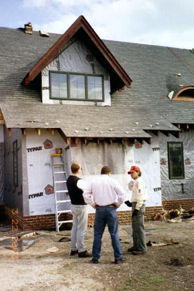 The engineer is admiring the dormers