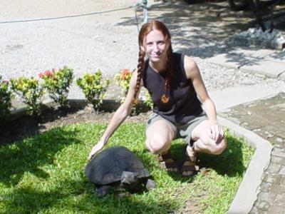 Jenny with her turtle totem
