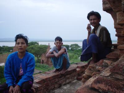 friends in Bagan