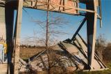 hole in movie screen, orangevale, norcal, 2004