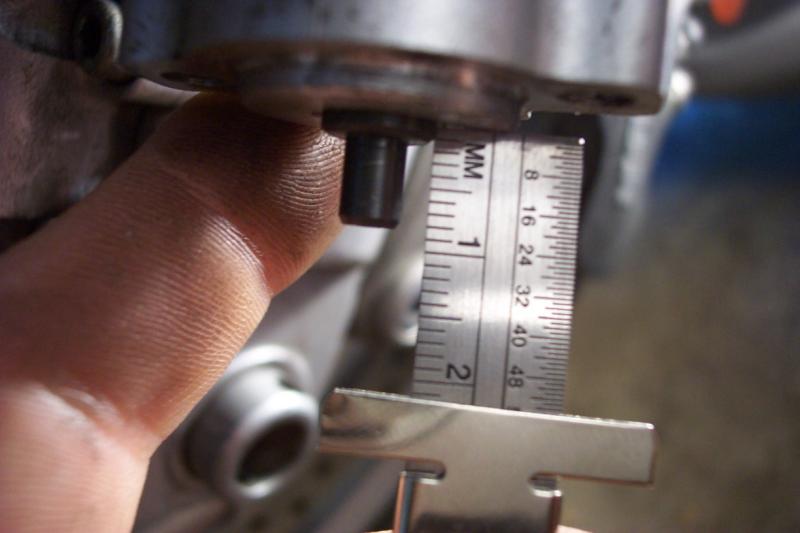 Valve fully extended protrudes 9 mm