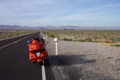 Headed for Death Valley from the Nevada border