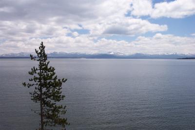 Yellowstone Lake in Wyoming