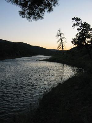 Twilight at Trail's End Camp...