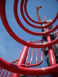 Red Spiral (From Below)