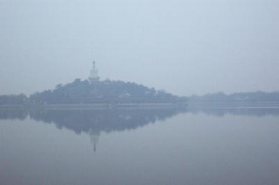 The White Pagoda... we are in the centre of Beijing