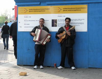 Amsterdam buskers