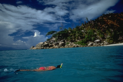  snorkel on beach