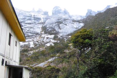 One of the peaks seen from Laban Rata