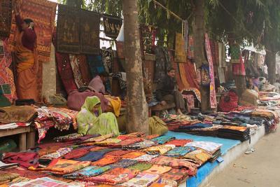 A street bazaar